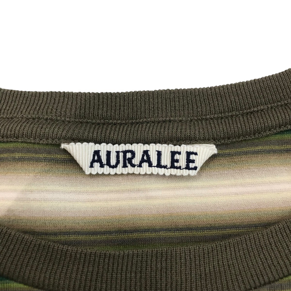 新品未使用　AURALEE 25AW ボーダーTシャツ　サイズ4 25AW】AURALEE GRADIENT STRIPE JERSEY L/S TEE 