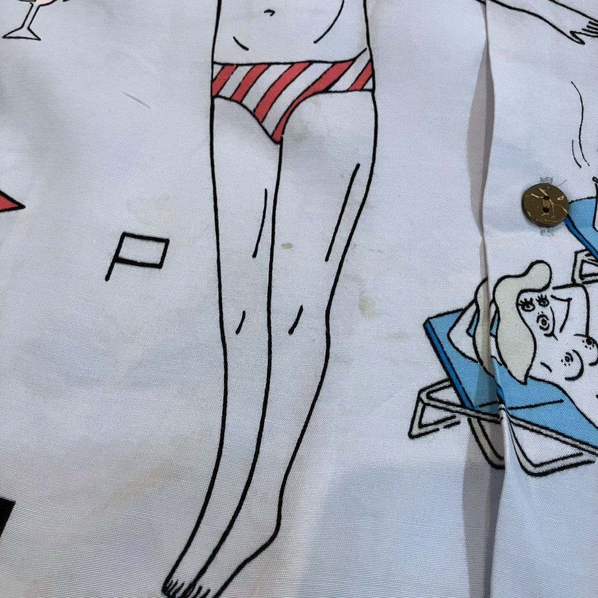 WACKO MARIA 半袖総柄ハワイアンシャツ 古着・中古-7枚目のアイテム画像