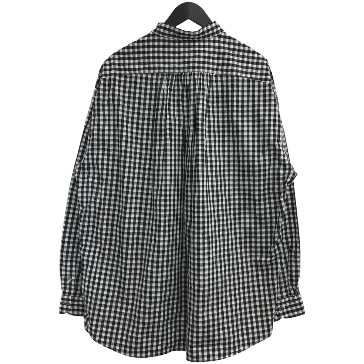 Porter Classic ギンガムチェックロールアップシャツ 古着・中古-2枚目のアイテム画像