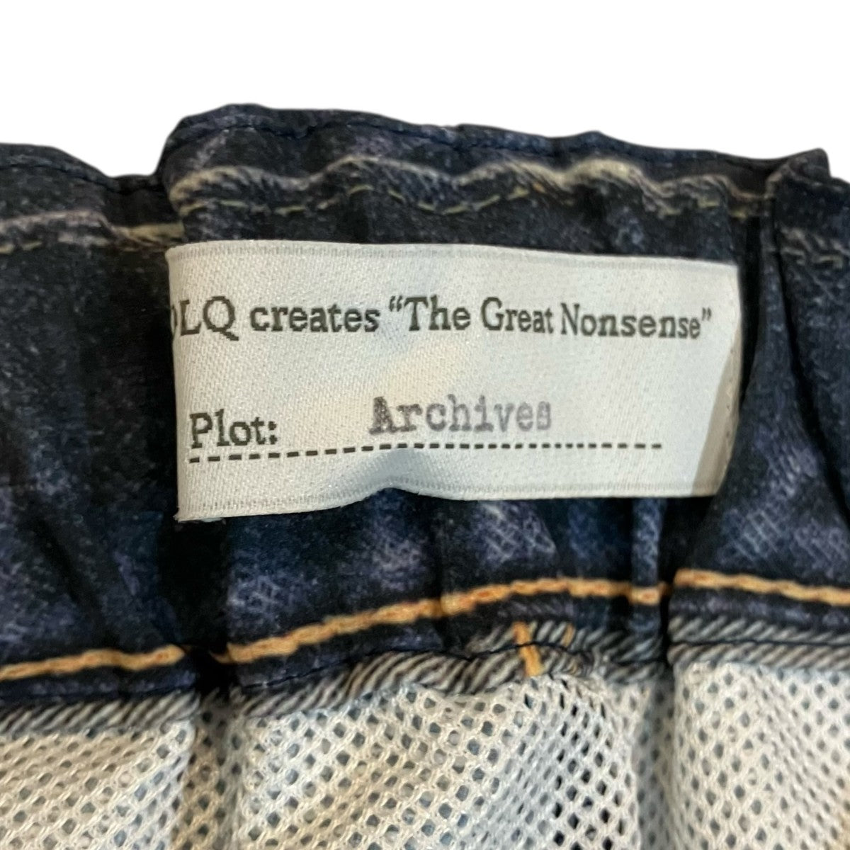 TOLQ ×Yutaka．F 「Trompe L’oeil Printed Shorts 1960s Denim Shorts」トロンプルイユショーツTA5003 古着・中古-5枚目のアイテム画像
