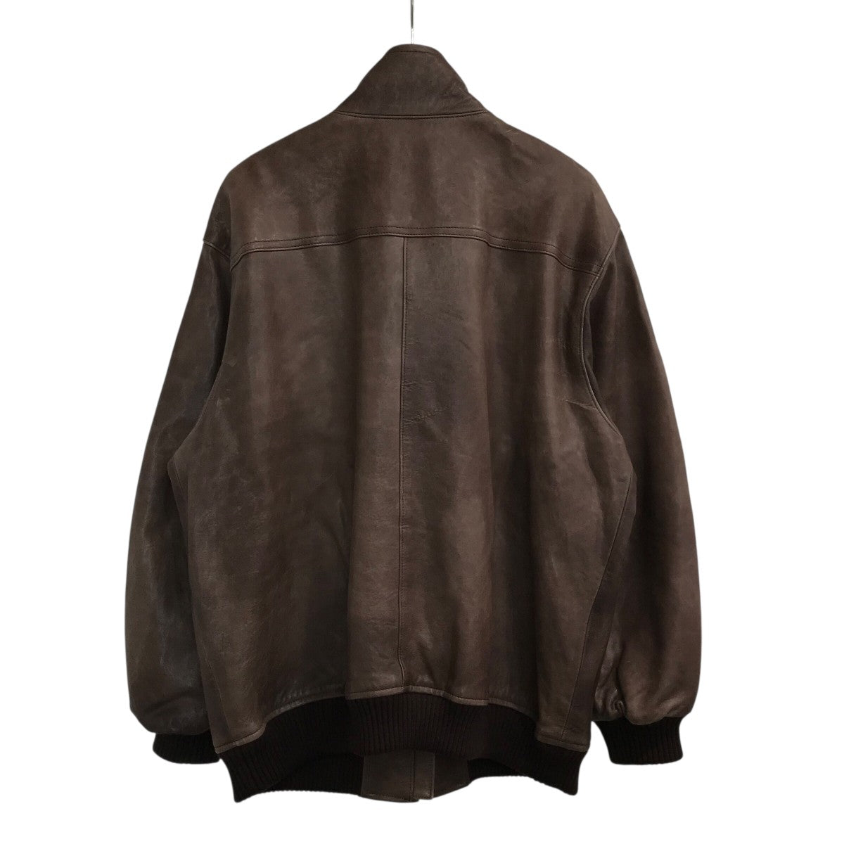 AURALEE(オーラリー) 「HEAVY LAMB LEATHER ZIP BLOUSON」レザー