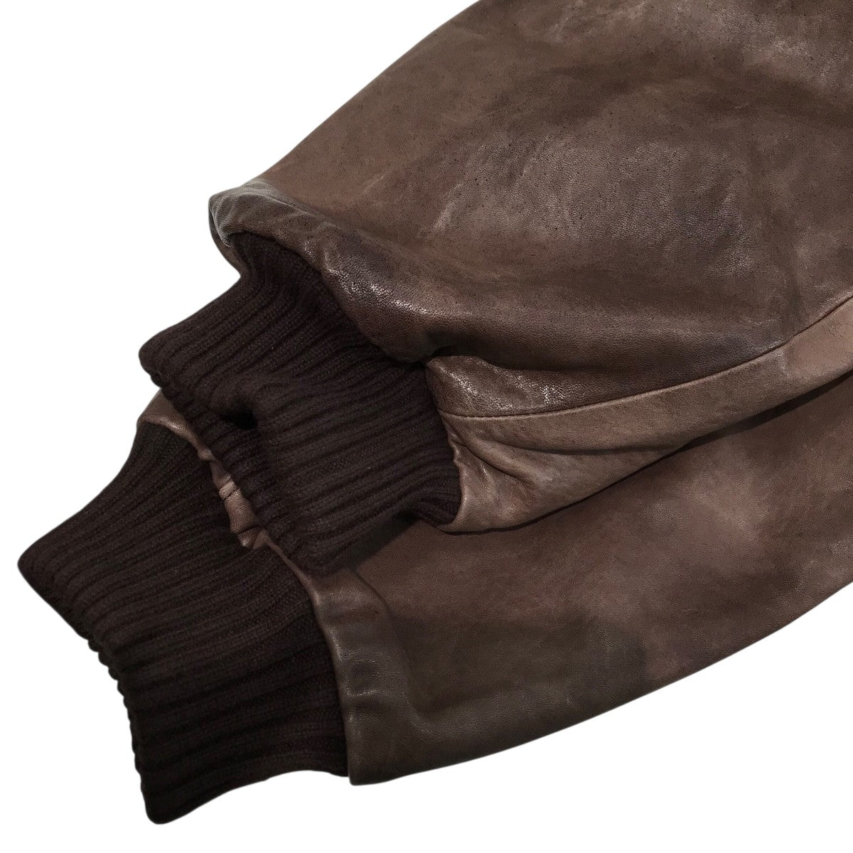 AURALEE(オーラリー) 「HEAVY LAMB LEATHER ZIP BLOUSON」レザー