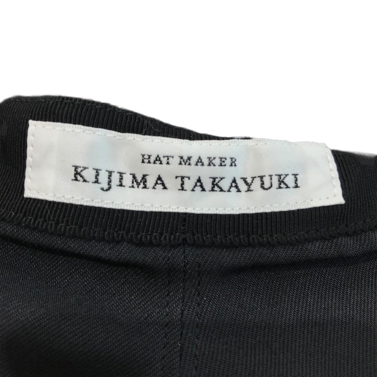KIJIMA TAKAYUKI(キジマタカユキ) 「POLY CHINO FLAT BIG CASQUETTE