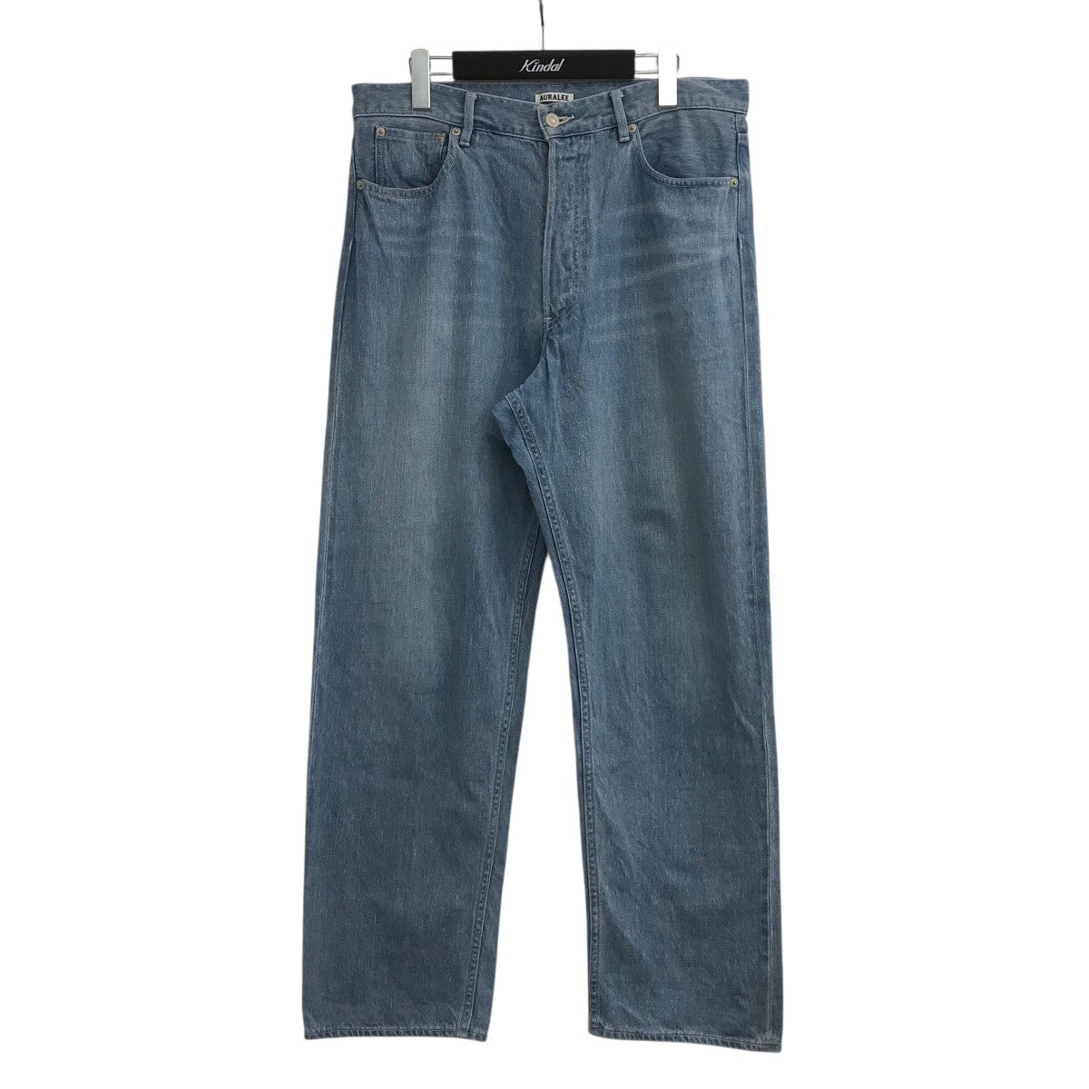 AURALEE(オーラリー) 「SELVEDGE FADED LIGHT DENIM WIDE PANTS