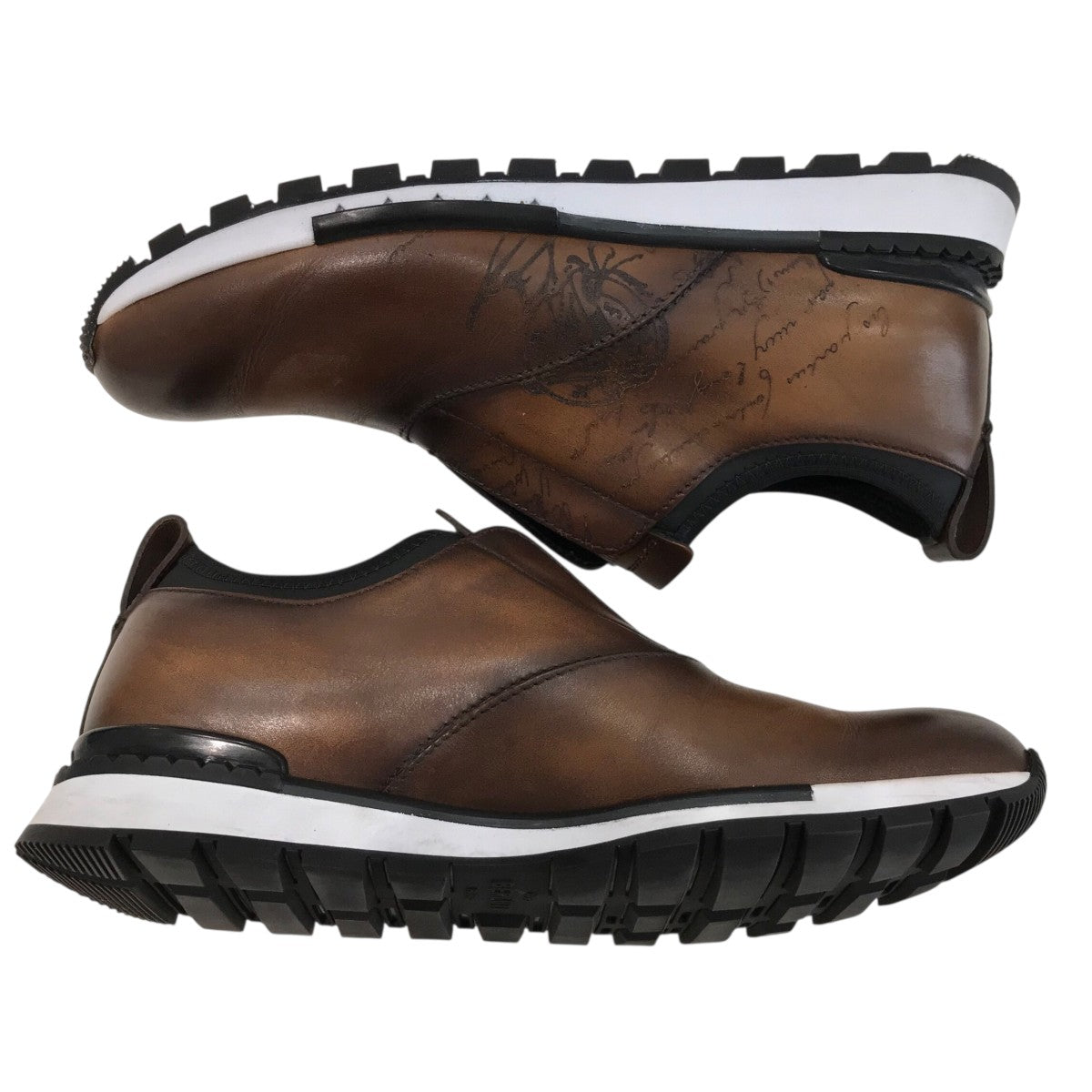Berluti(ベルルッティ) カリグラフィスリッポンスニーカー ブラウン 