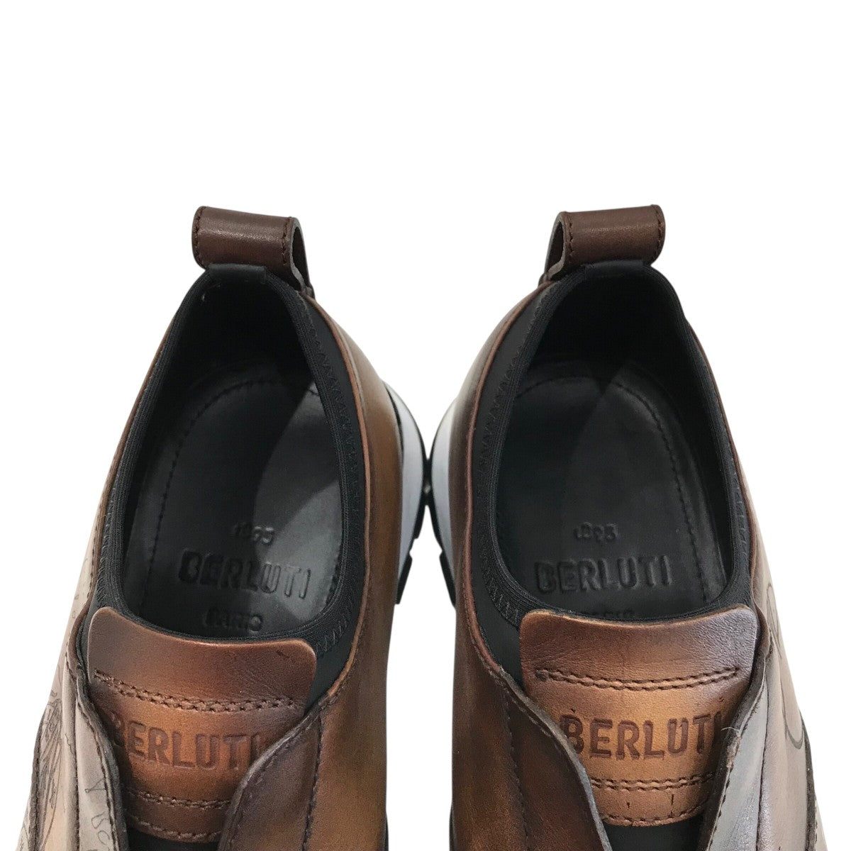 Berluti(ベルルッティ) カリグラフィスリッポンスニーカー ブラウン 