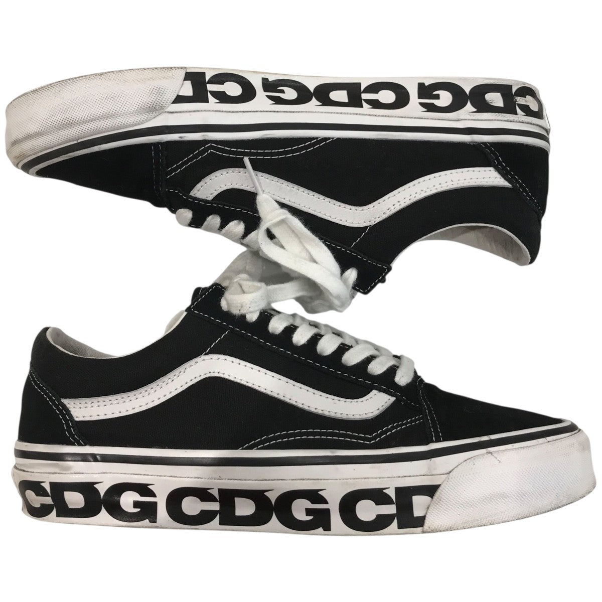 CDG×VANS ローカットスニーカー721278 721278 ブラック×ホワイト