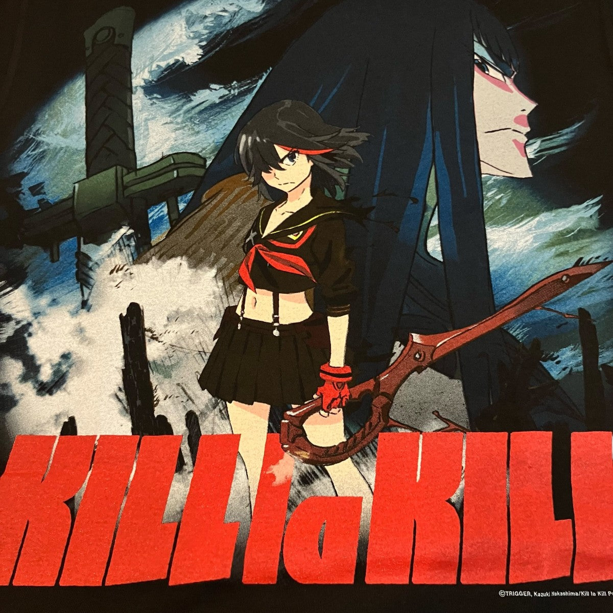 GEEKS RULE×KILL la KILL キルラキルシルクスクリーンプリントTシャツ 古着・中古-7枚目のアイテム画像