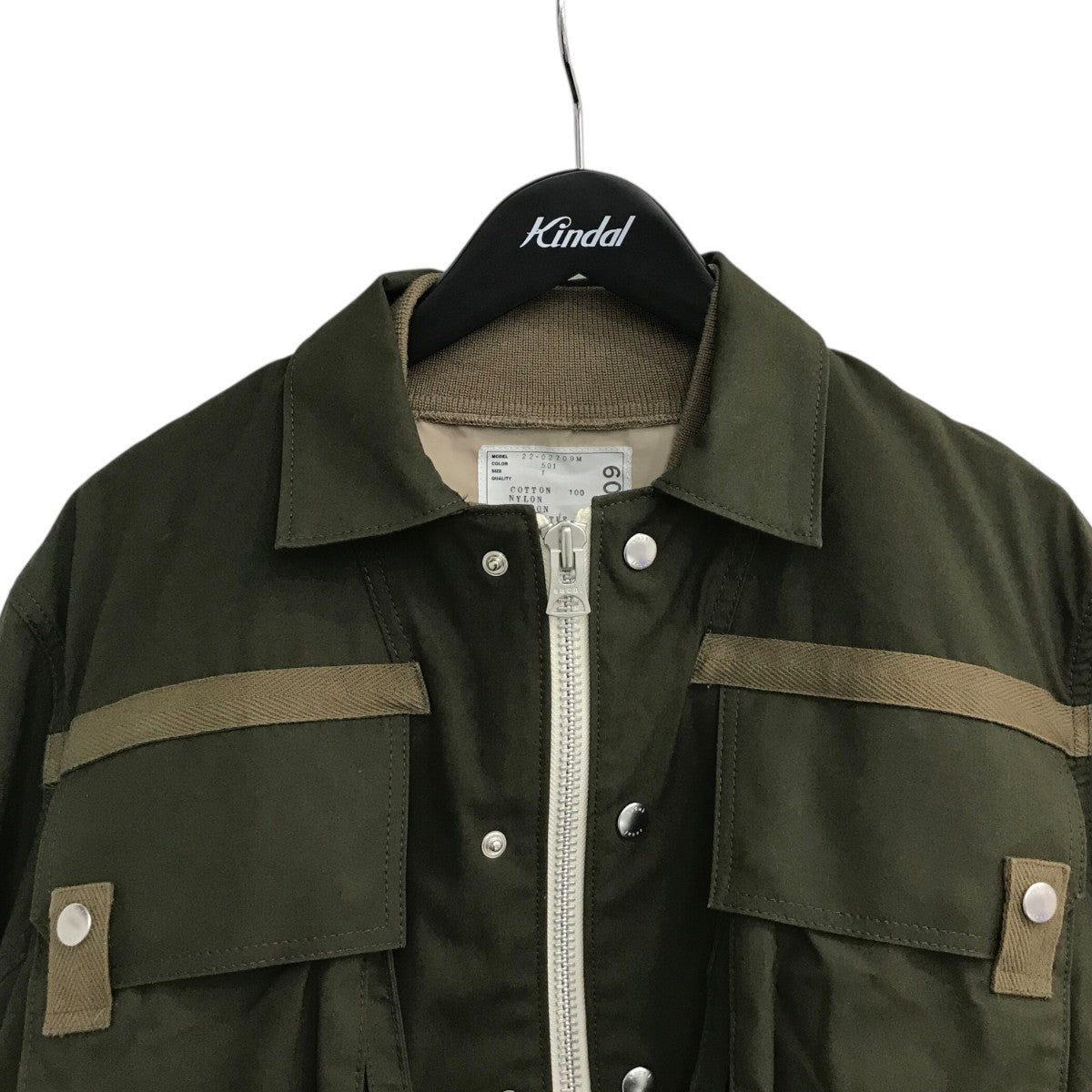 sacai(サカイ) 「Nylon Twill Mix Blouson」ナイロンツイルドッキング
