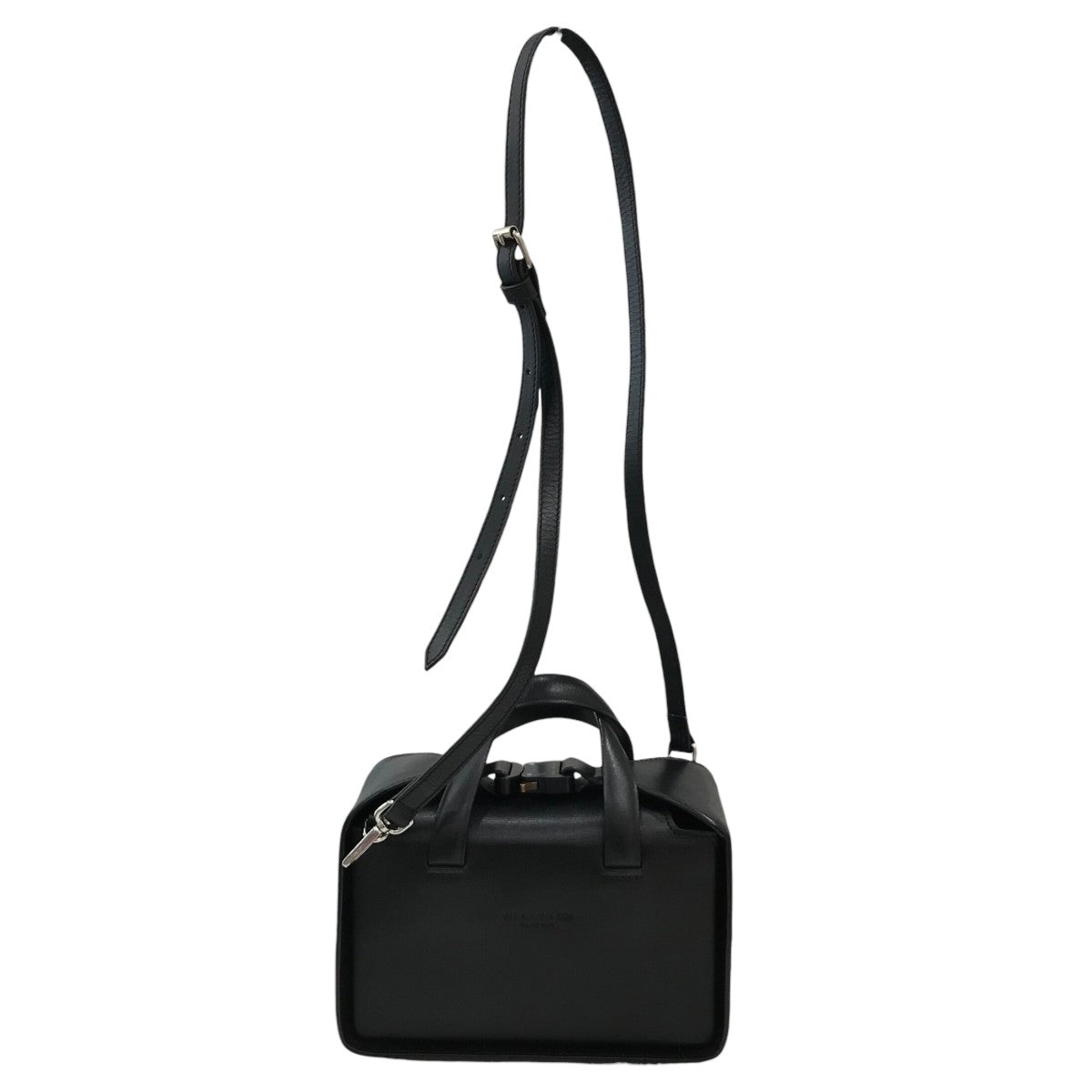 1017 ALYX 9SM(アリクス) 「Brie Bag」2WAYレザーバッグ ブラック