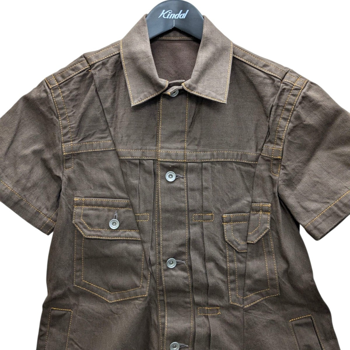 sacai 25AWDENIM DRESS デニムワンピース 25-07957 古着・中古-3枚目のアイテム画像