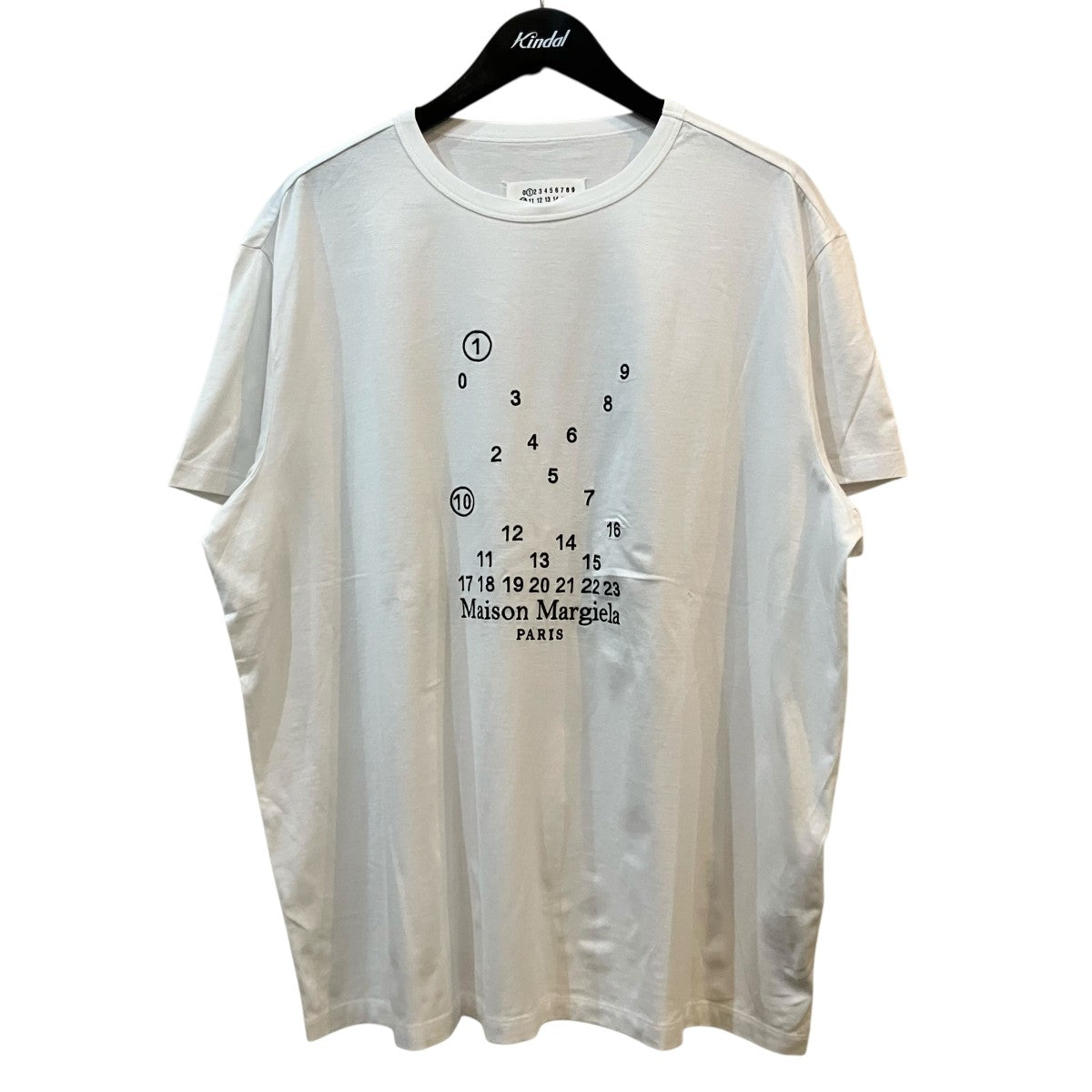 Maison Margiela 24SSナンバーTシャツS50GC0684 古着・中古-1枚目のアイテム画像