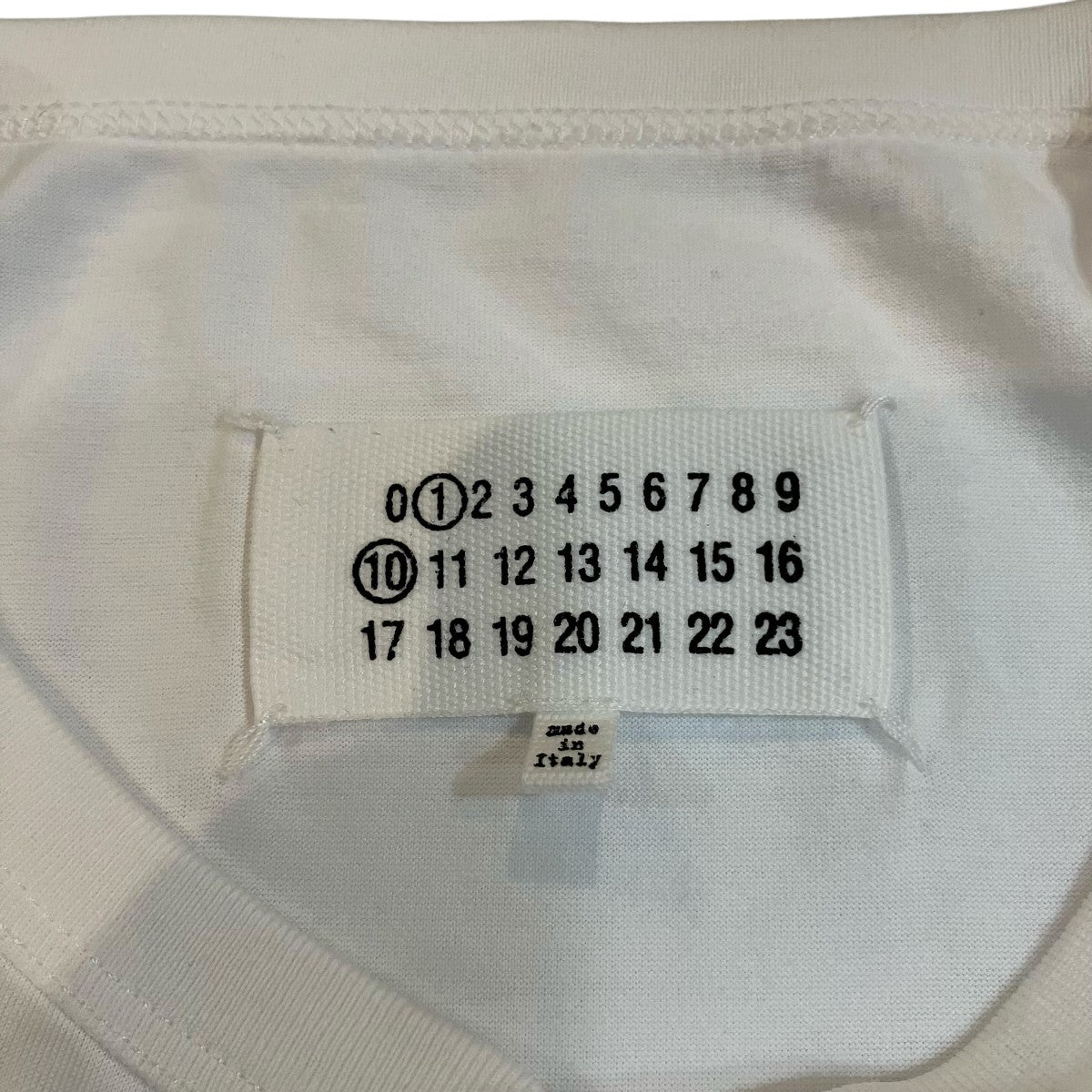 Maison Margiela 24SSナンバーTシャツS50GC0684 古着・中古-5枚目のアイテム画像