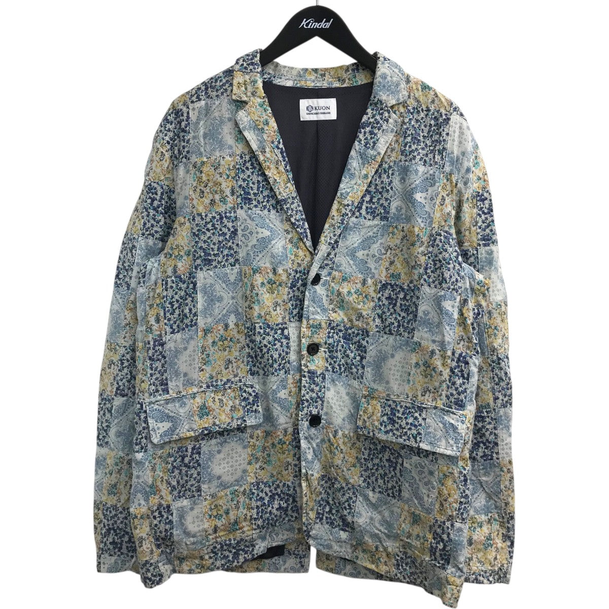 「FLORAL PATCHWORK EASY BLAZER」パッチワークーテーラードジャケット2101 JK0508