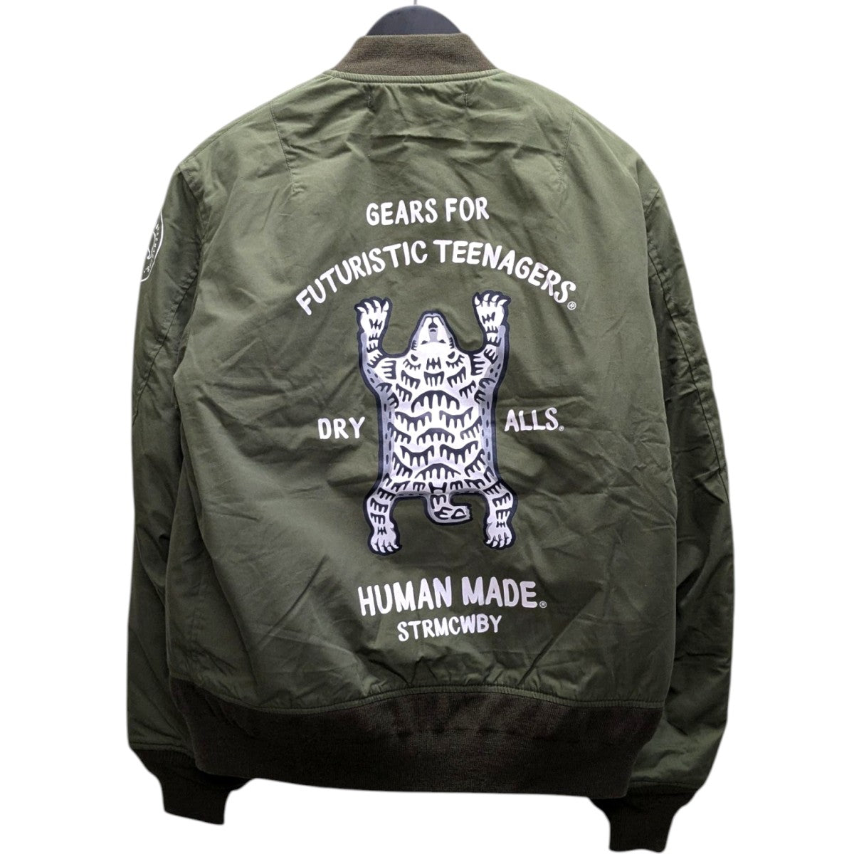 HUMAN MADE(ヒューマンメイド) 内ボアMA-1ジャケット カーキ サイズ M
