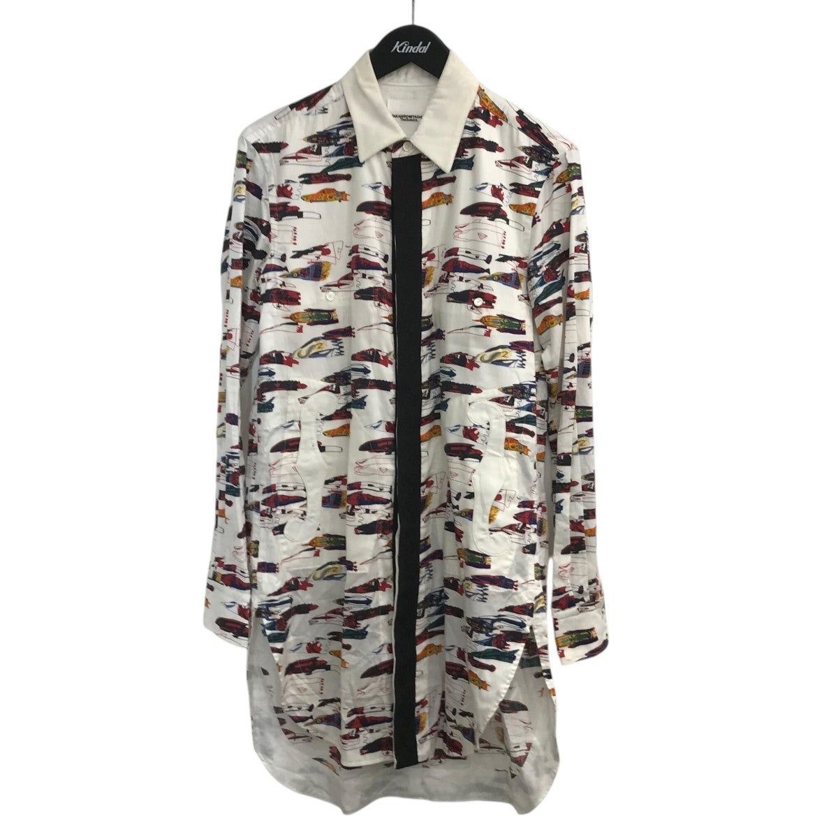 16AW総柄ロングシャツss.0001bAW16