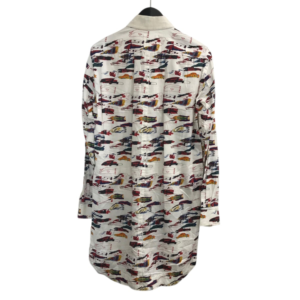 16AW総柄ロングシャツss.0001bAW16