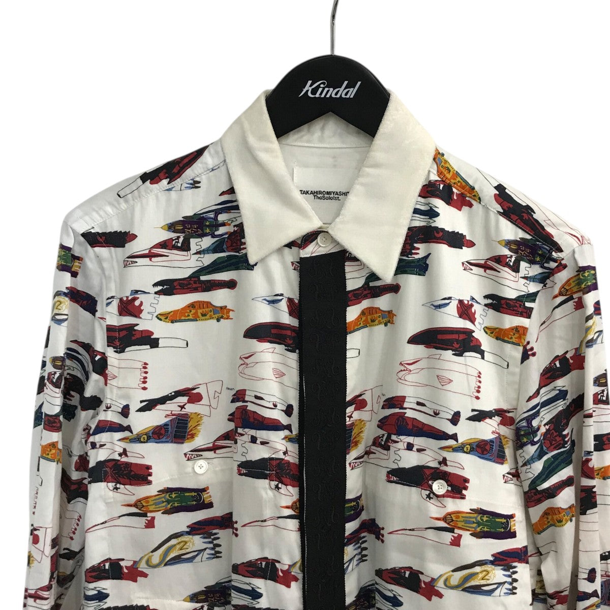 16AW総柄ロングシャツss.0001bAW16
