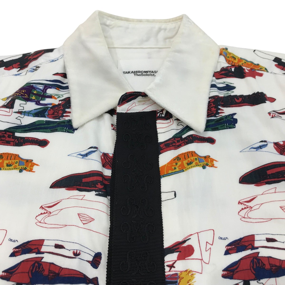 16AW総柄ロングシャツss.0001bAW16