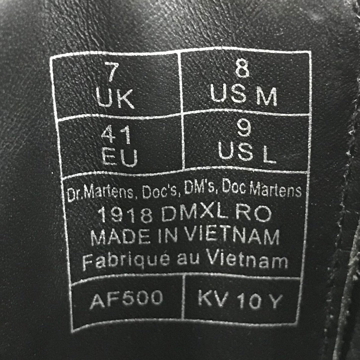 Dr．Martens×RICK OWENS 「1918 DMXL CALF LENGTH BOOT」ロングブーツ