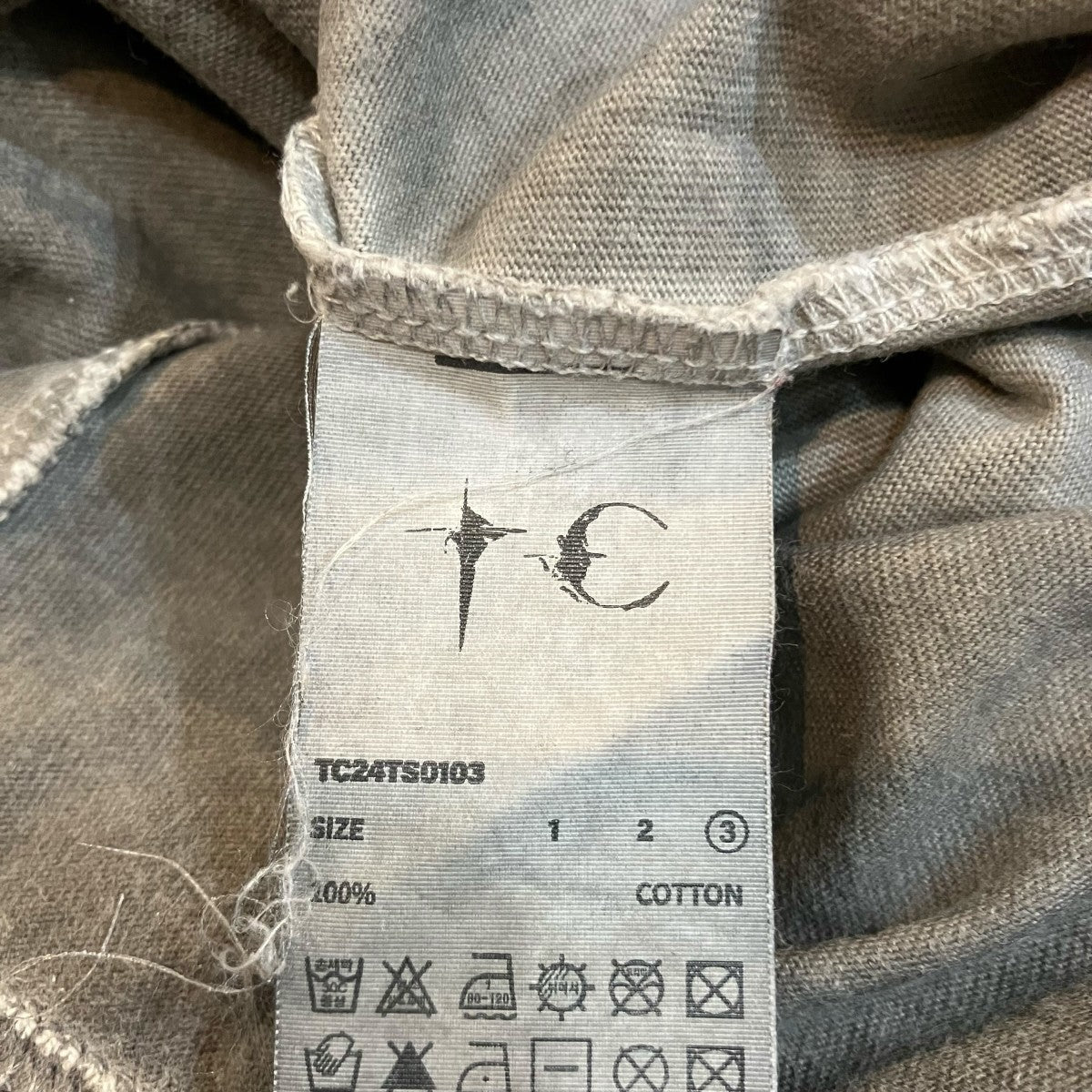 THUG CLUB 「TC SLIM T-SHIRT」ロゴTシャツTC24TS0103 古着・中古-6枚目のアイテム画像