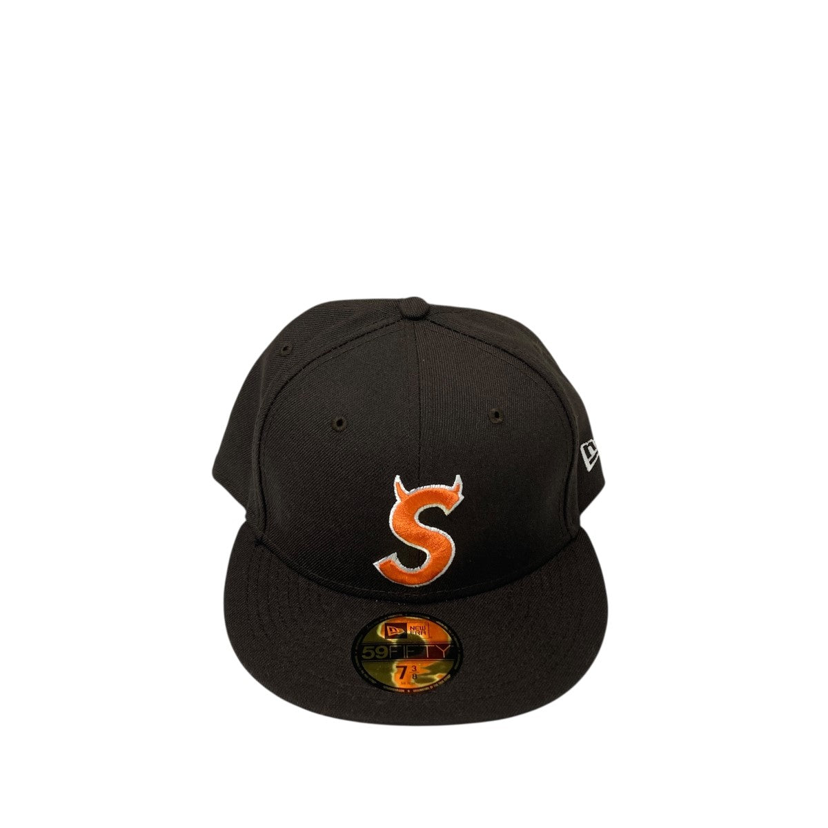T*中様 Supreme 59FIFTY ブラウンキャップ 7 3/8 Supreme×New Era S Logo New Era キャップ ブラウン サイズ 7 3/8