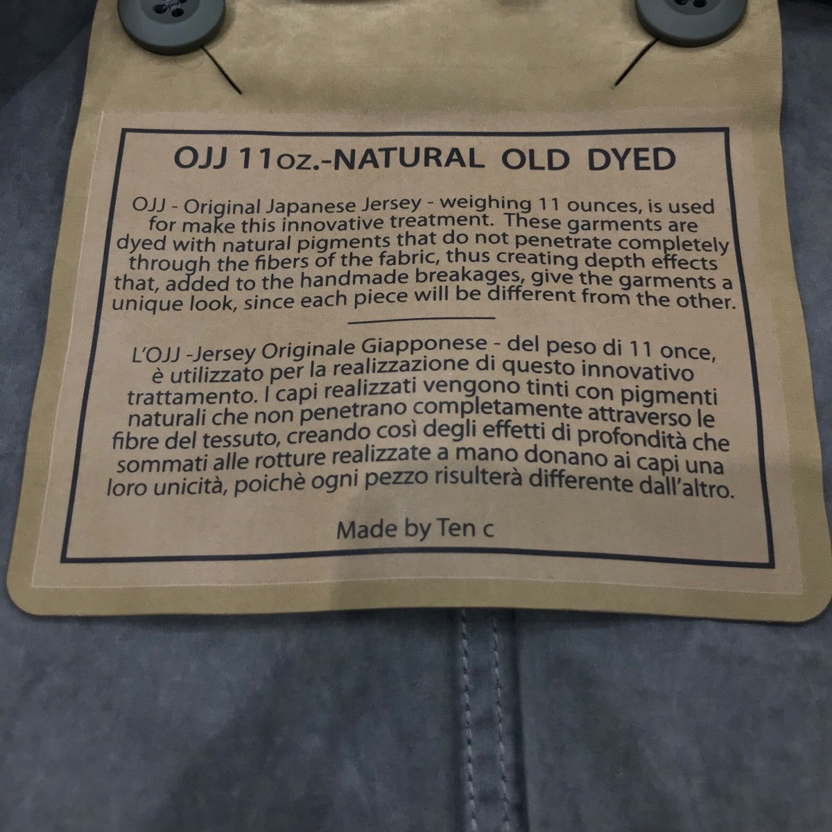 TEN-C 25SS「WOODLAND JACKET」ウッドランドジャケット25CTCUB04007 古着・中古-6枚目のアイテム画像