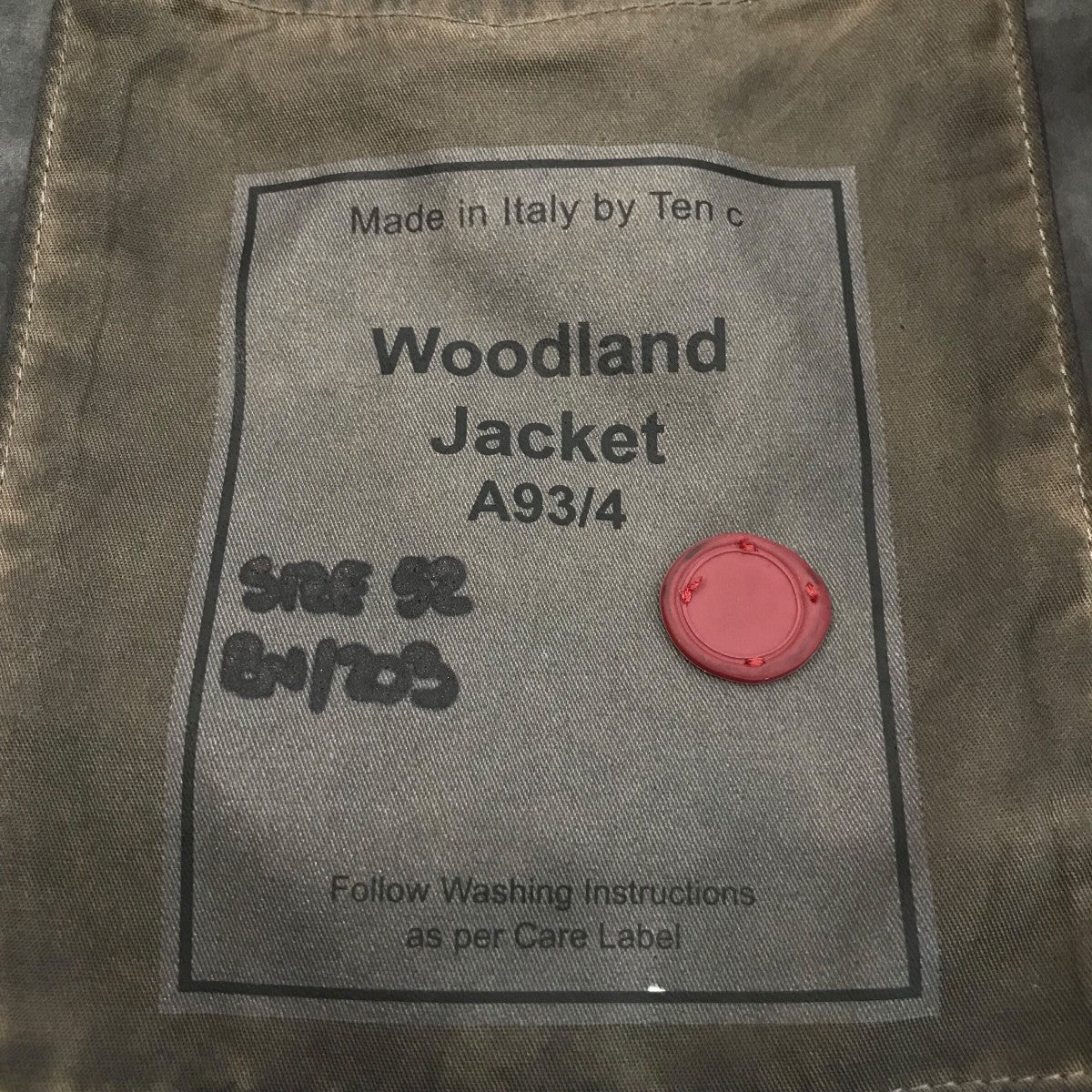 TEN-C 25SS「WOODLAND JACKET」ウッドランドジャケット25CTCUB04007 古着・中古-7枚目のアイテム画像
