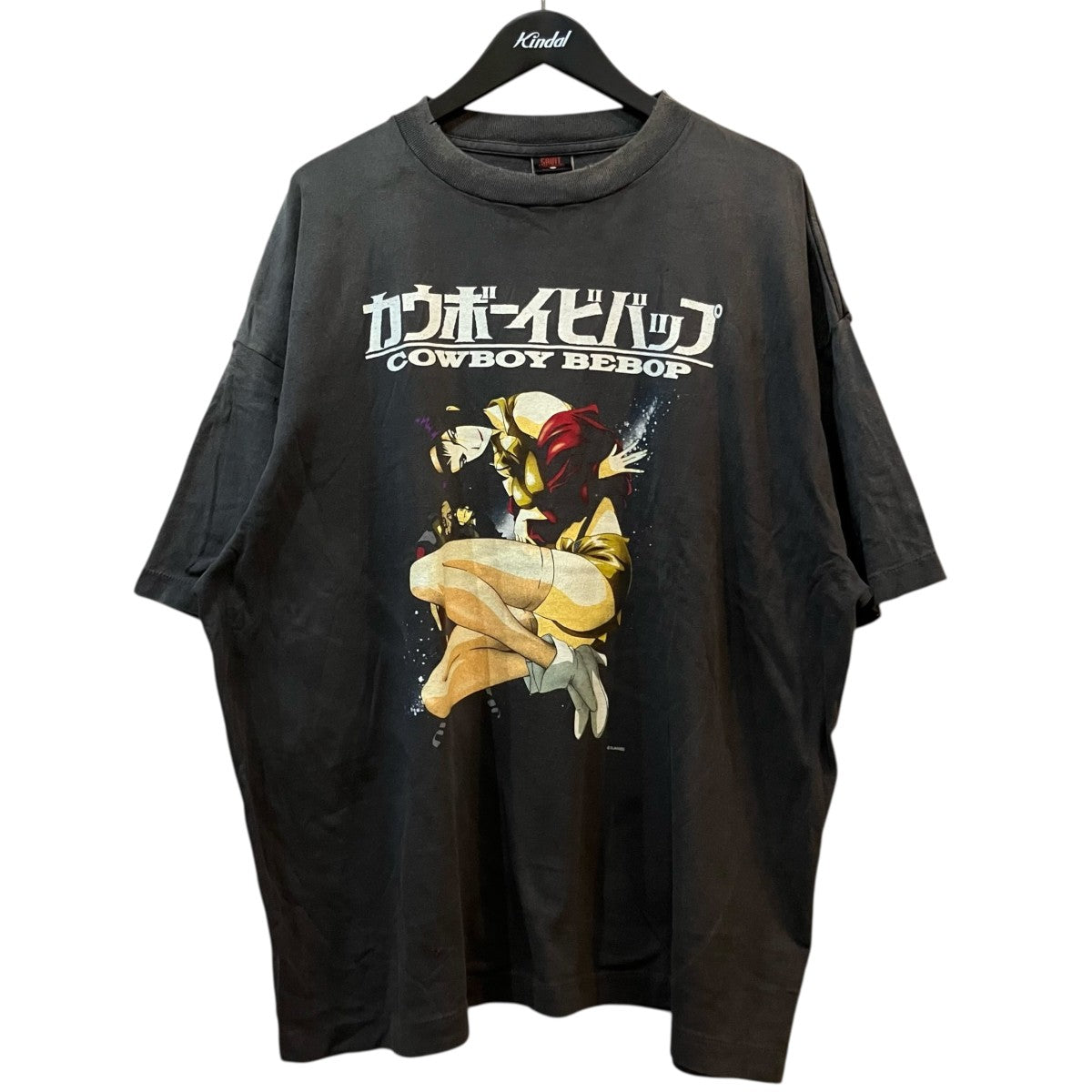 SAINT MICHAEL×カウボーイビバップ 「CB SS TEE COWBOY BEBOP」ヴィンテージ加工プリントTシャツSMHR80000C04 古着・中古-1枚目のアイテム画像