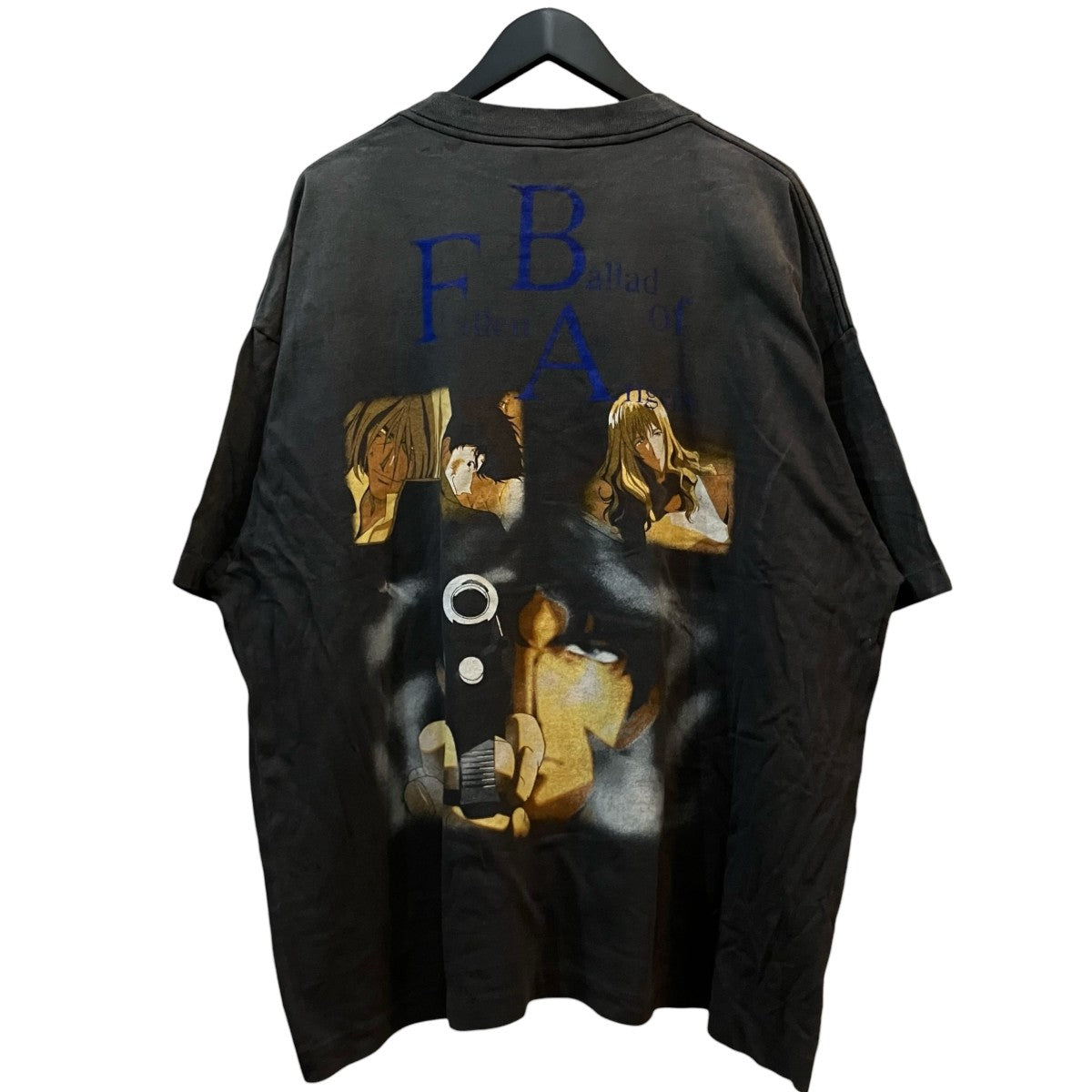 SAINT MICHAEL×カウボーイビバップ 「CB SS TEE COWBOY BEBOP」ヴィンテージ加工プリントTシャツSMHR80000C04 古着・中古-2枚目のアイテム画像