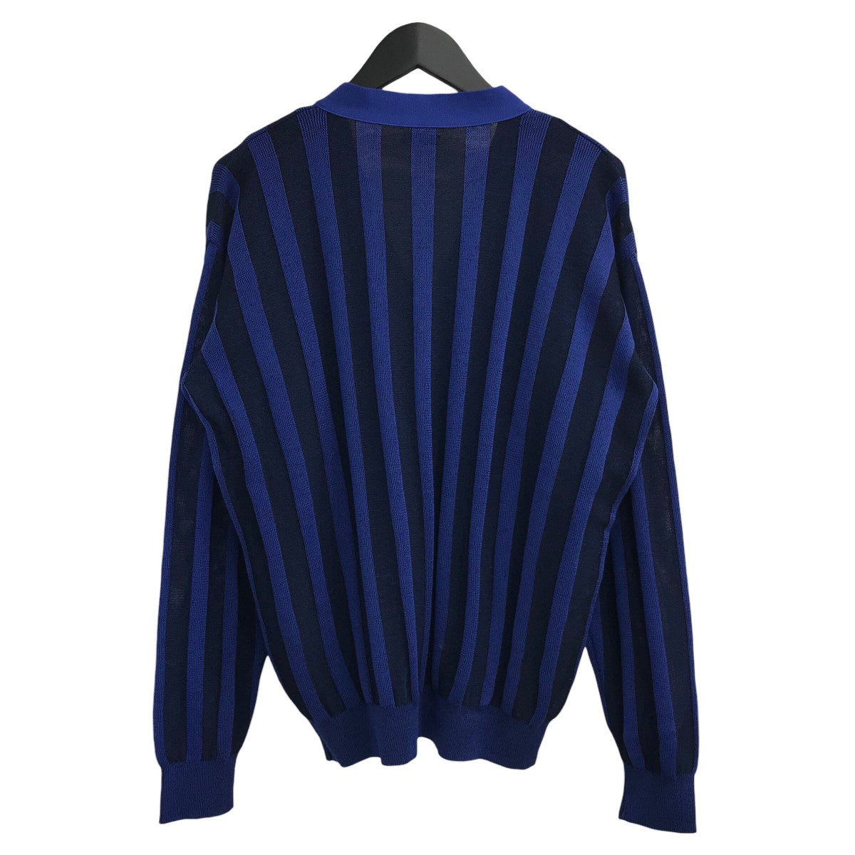 「PLATED CARDIGAN」ストライプカーディガン23FW ASL KT01