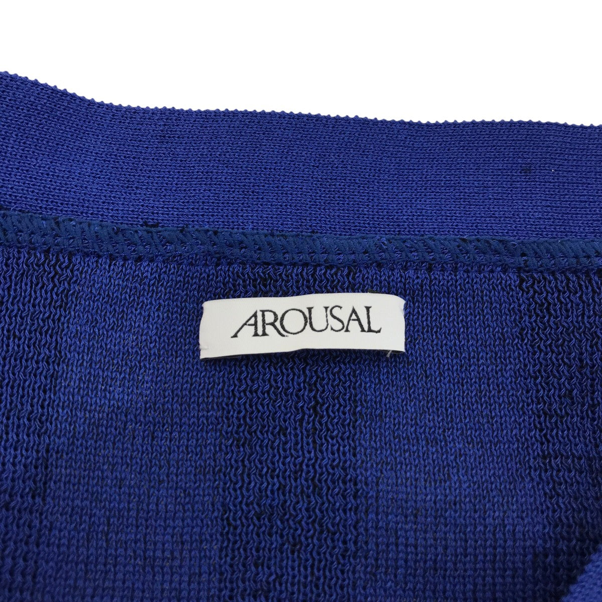 「PLATED CARDIGAN」ストライプカーディガン23FW ASL KT01