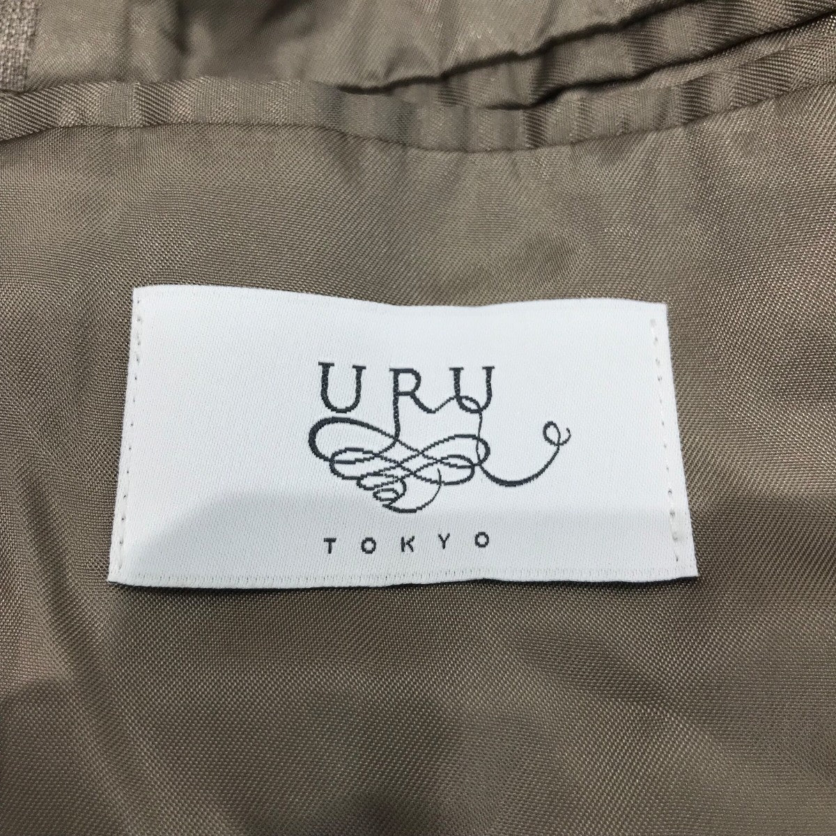 URU(ウル) 23SS「WOOL TROPICAL 3 BUTTON JACKET」ウール3Bトロピカル
