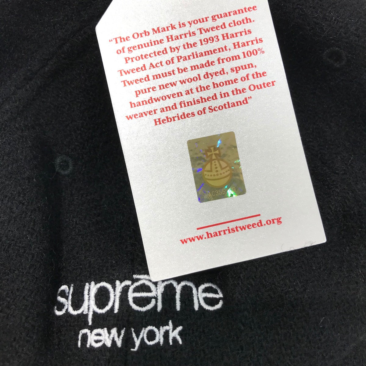 Supreme×Harris Tweed 24AW「Harris Tweed 6-Panel Cap」ウール