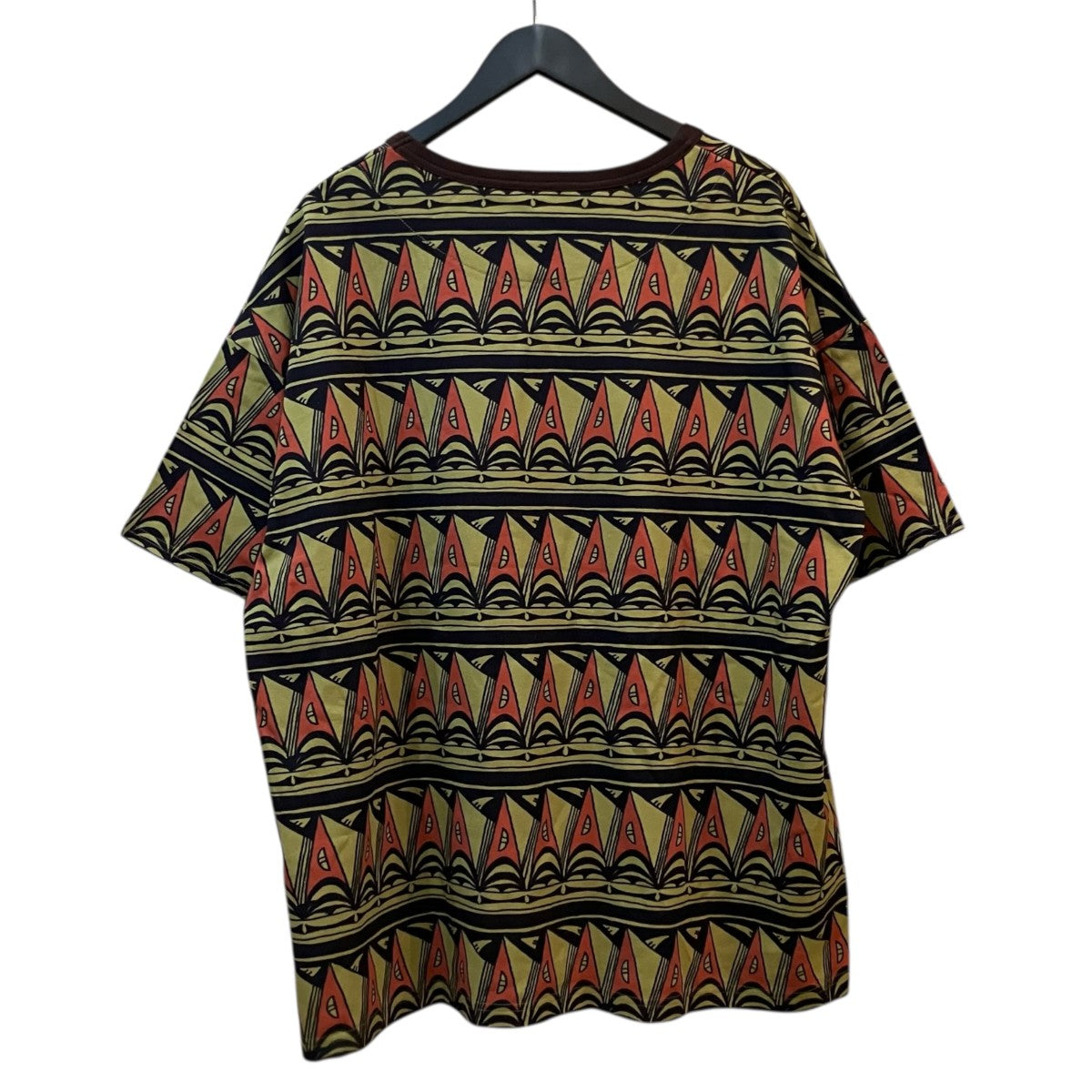 SASQUATCHfabrix． 「H S POCKET T-SHIRT PRIMITIVE BORDER」総柄Tシャツ25SS CST 002 古着・中古-2枚目のアイテム画像