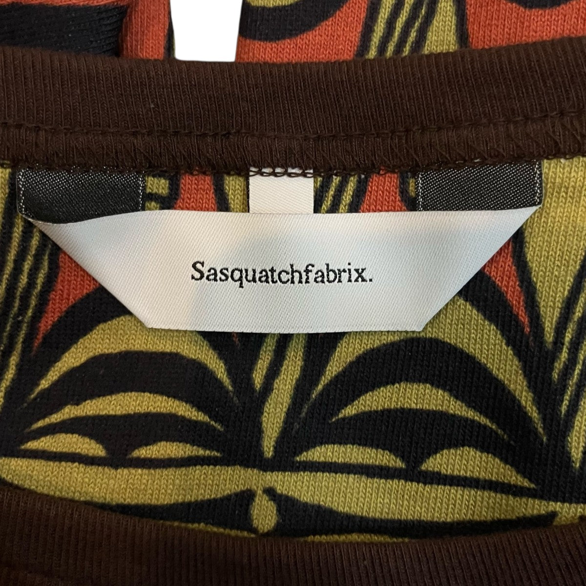 SASQUATCHfabrix． 「H S POCKET T-SHIRT PRIMITIVE BORDER」総柄Tシャツ25SS CST 002 古着・中古-4枚目のアイテム画像
