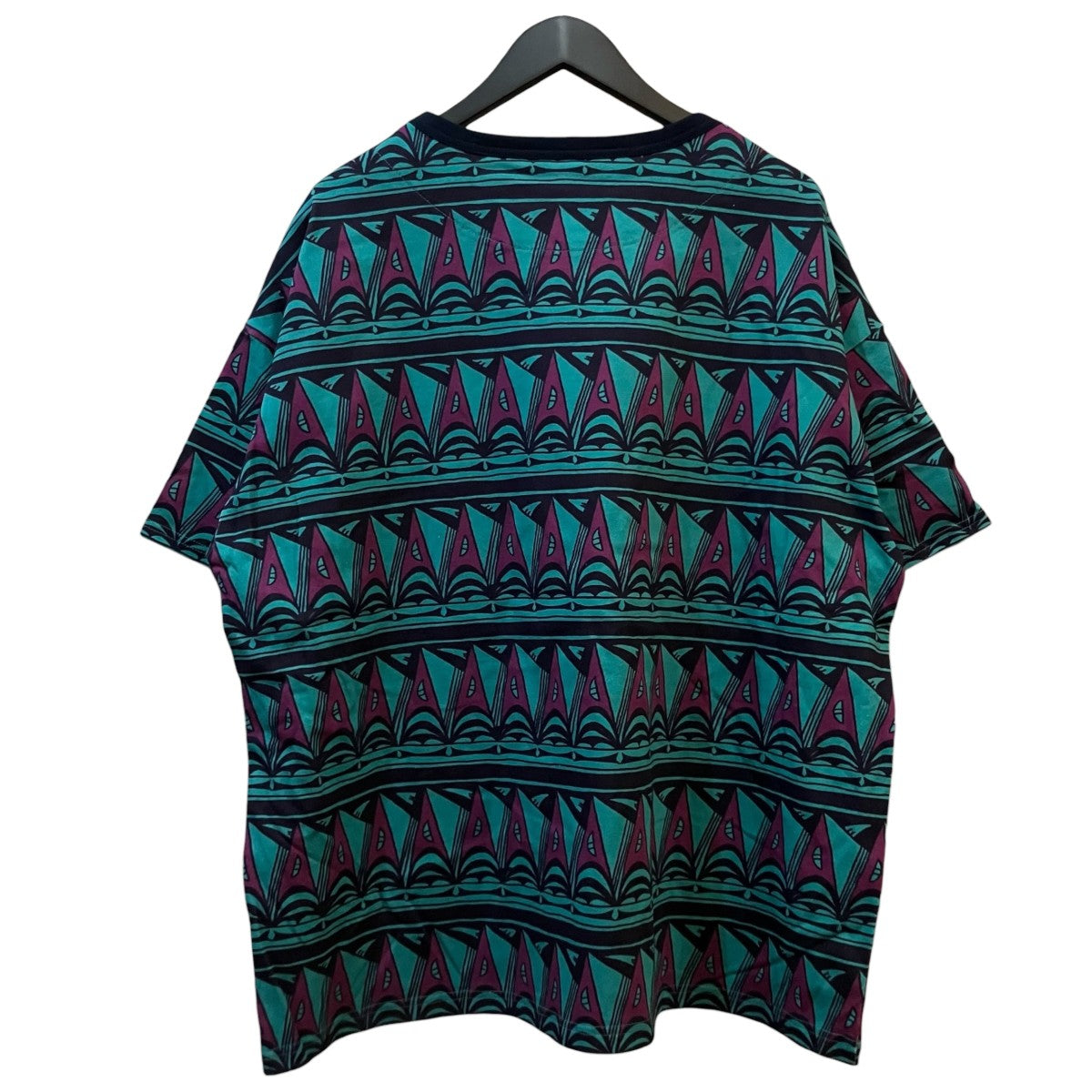 SASQUATCHfabrix． 25SS「H S POCKET T-SHIRT PRIMITIVE BORDER」総柄Tシャツ25SSCST002 古着・中古-2枚目のアイテム画像