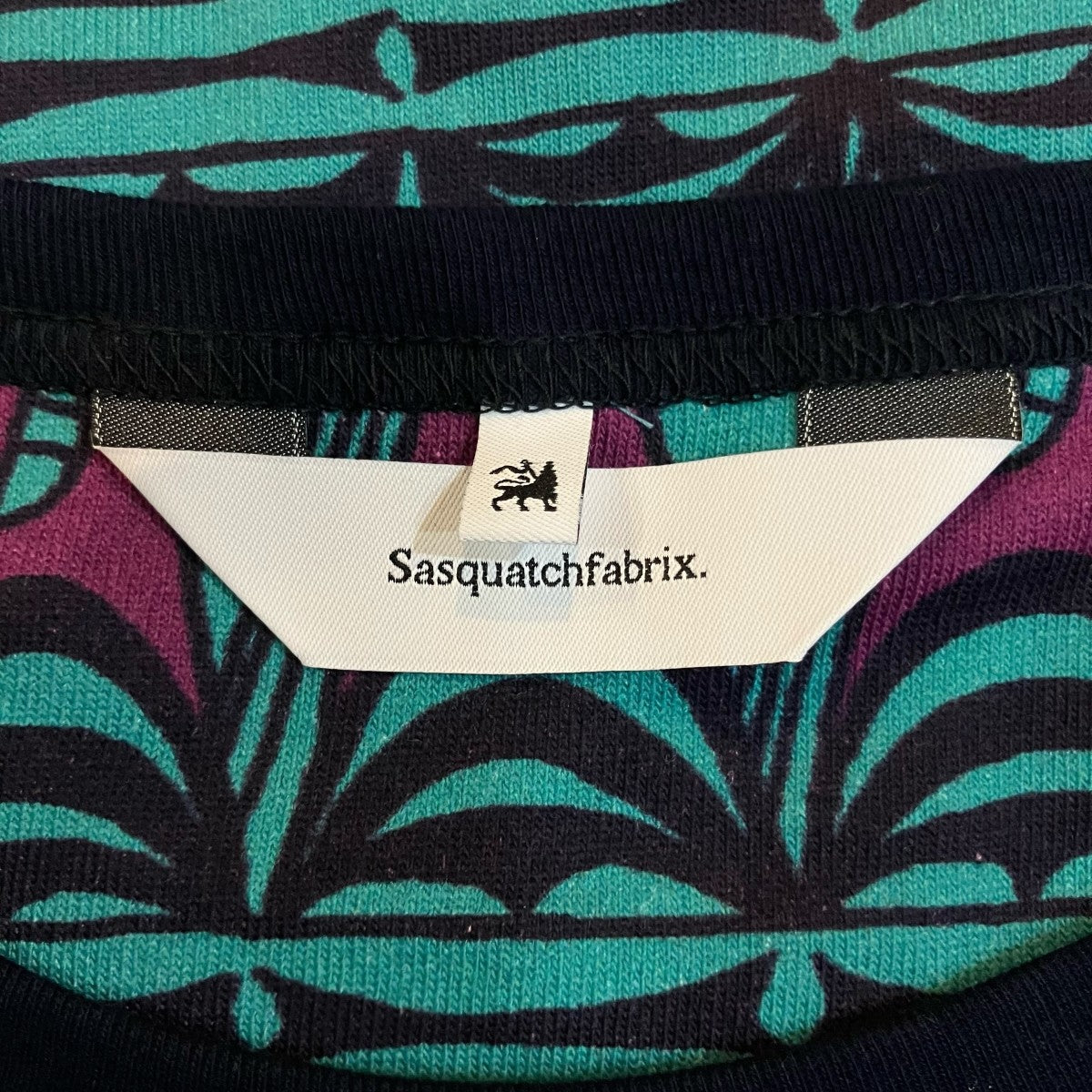 SASQUATCHfabrix． 25SS「H S POCKET T-SHIRT PRIMITIVE BORDER」総柄Tシャツ25SSCST002 古着・中古-5枚目のアイテム画像