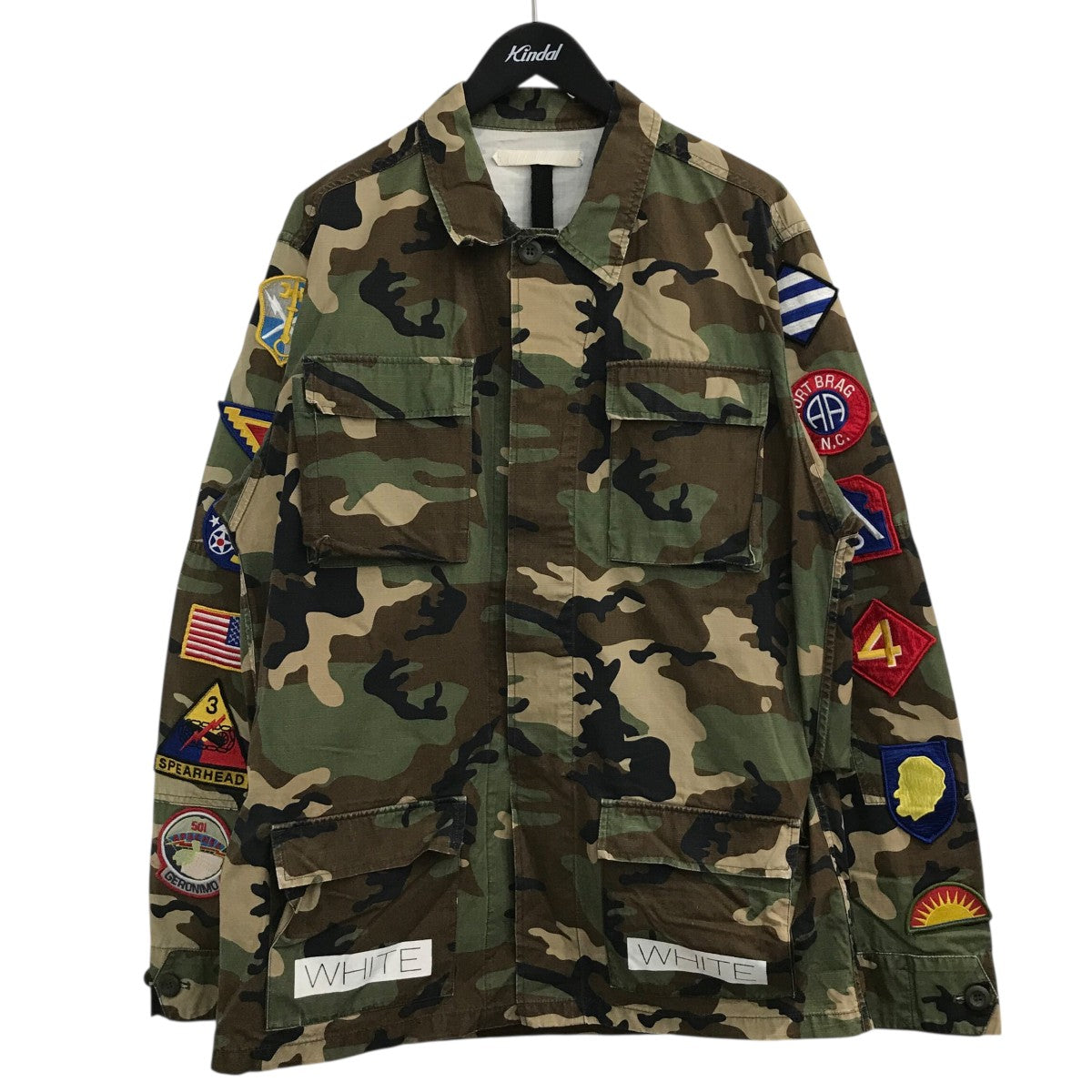 OFFWHITE カモフラジャケット 古着・中古-1枚目のアイテム画像
