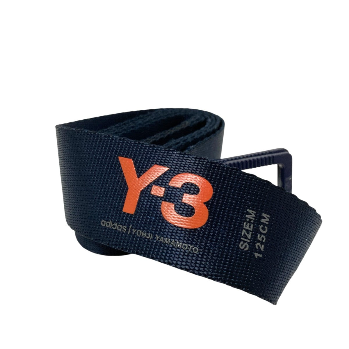 Y-3(ワイスリー) CLASSIC LOGO BELTロゴガチャベルト ネイビー
