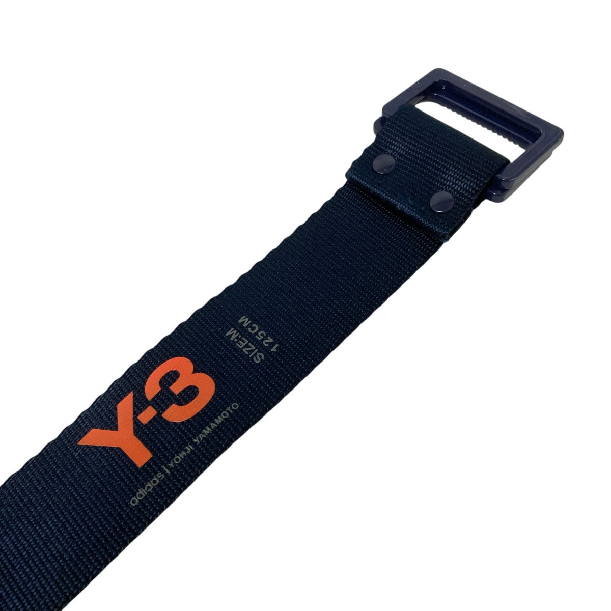 Y-3(ワイスリー) CLASSIC LOGO BELTロゴガチャベルト ネイビー