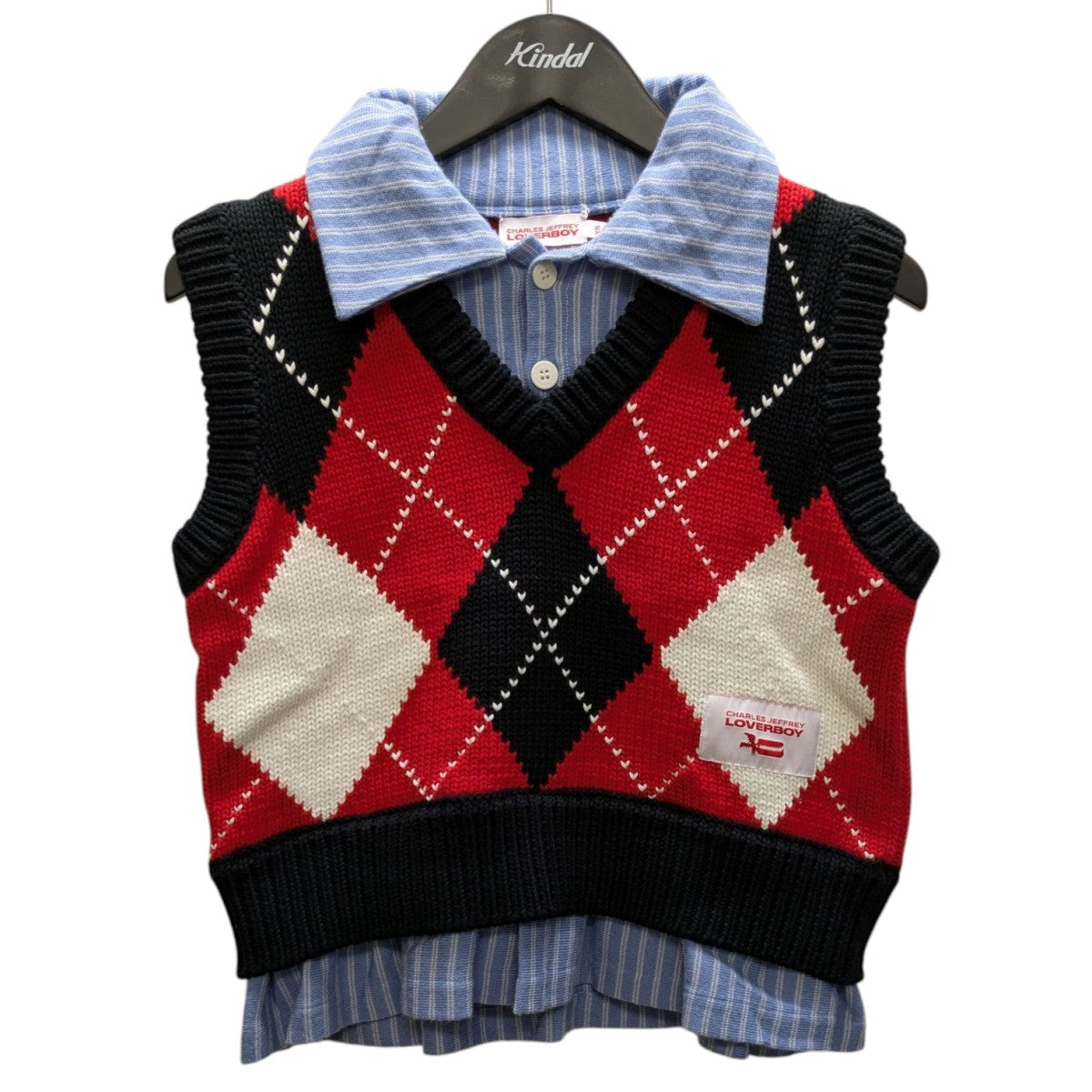 CHARLES JEFFREY LOVERBOY ニットベスト CHARLES JEFFREY LOVERBOY(チャールズジェフリーラバーボーイ) シャツ