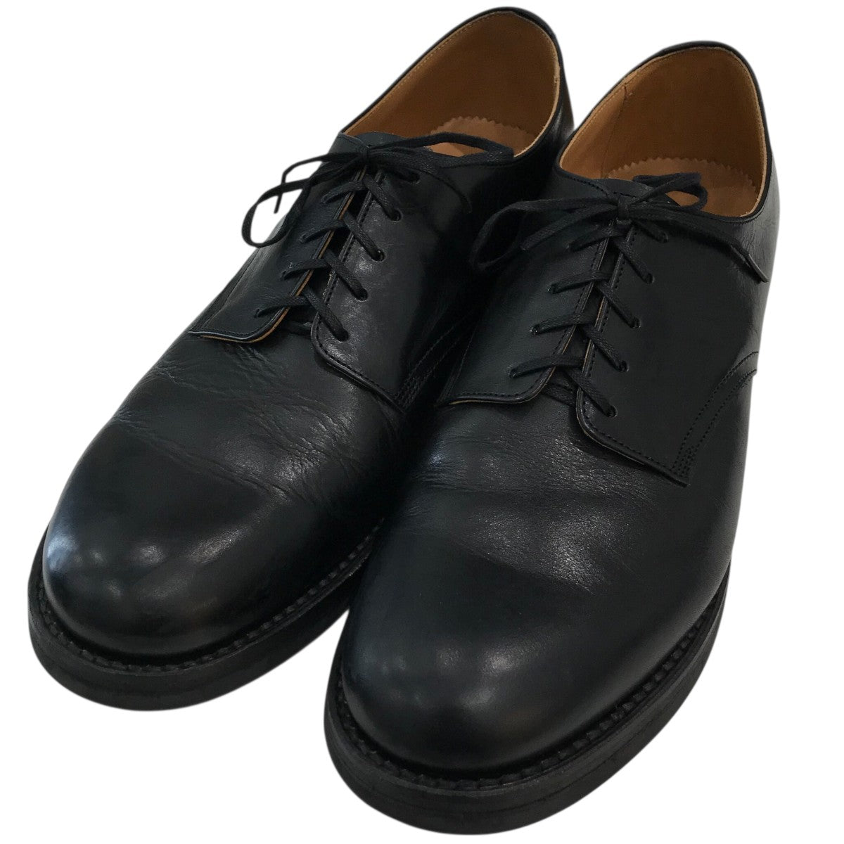 25AW「Leather Officer Shoes」プレーントゥシューズMGK 009 99 412