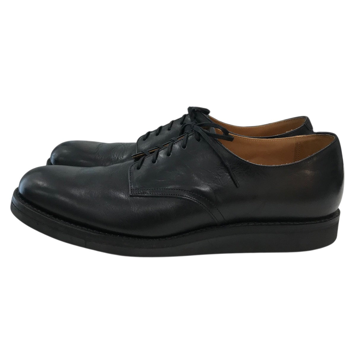 25AW「Leather Officer Shoes」プレーントゥシューズMGK 009 99 412