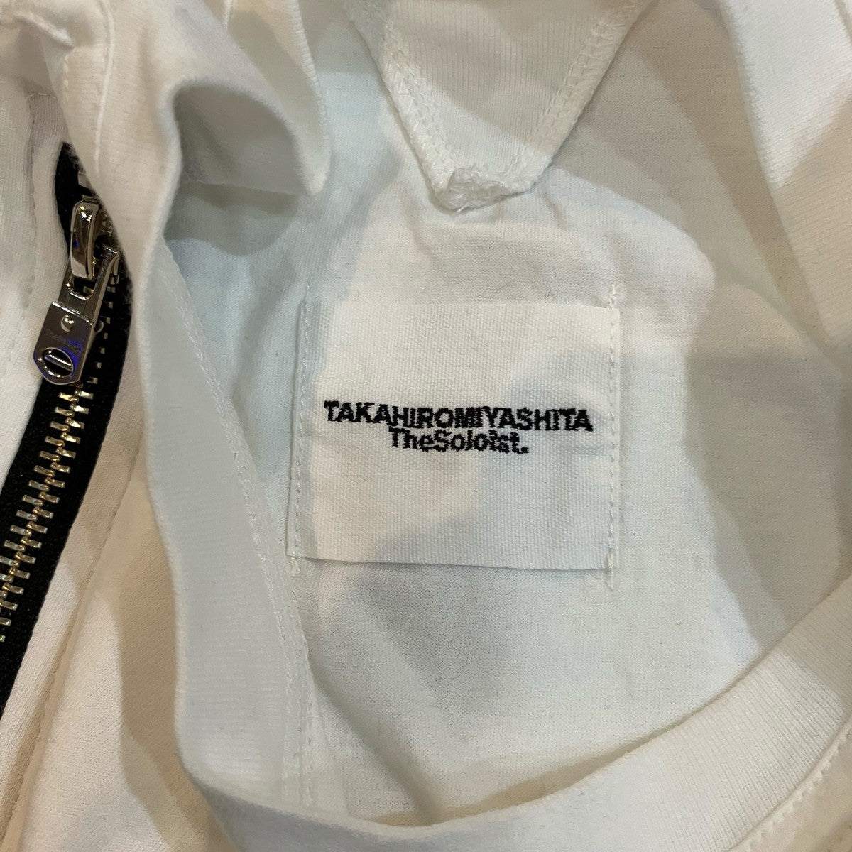 TAKAHIROMIYASHITA TheSoloIst． ジップデザインTシャツsc 0006bSS23 古着・中古-5枚目のアイテム画像