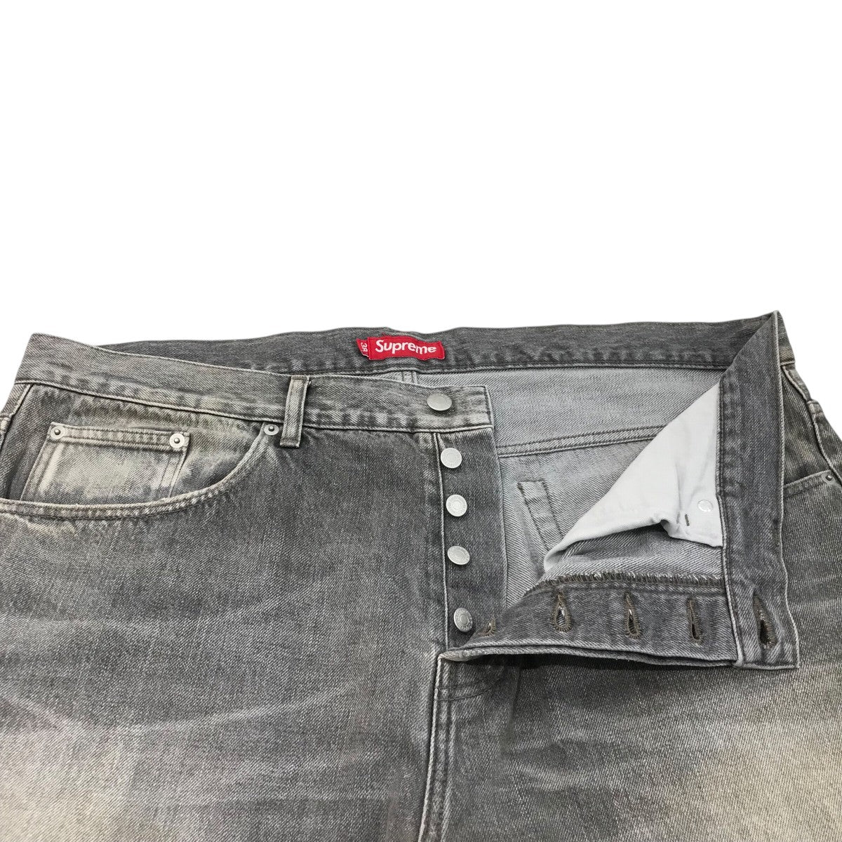Supreme(シュプリーム) 25SS「Distressed Loose Fit Selvedge Jean