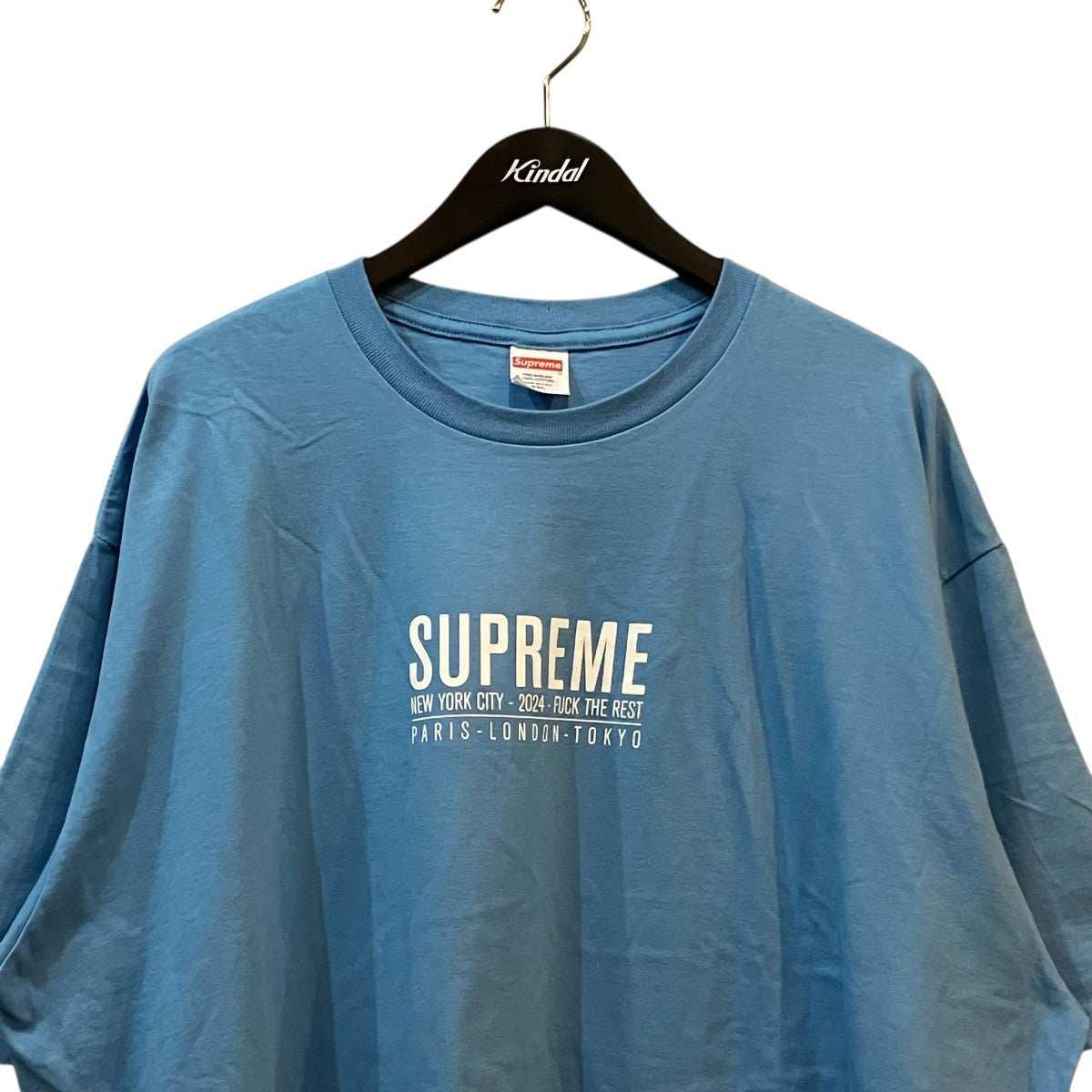 Supreme(シュプリーム) 24SS「Paris Tee」半袖シャツ ブライトブルー