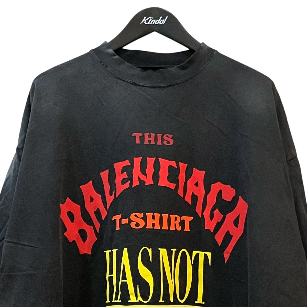 BALENCIAGA 24AWダメージ加工Tシャツ787349 古着・中古-3枚目のアイテム画像