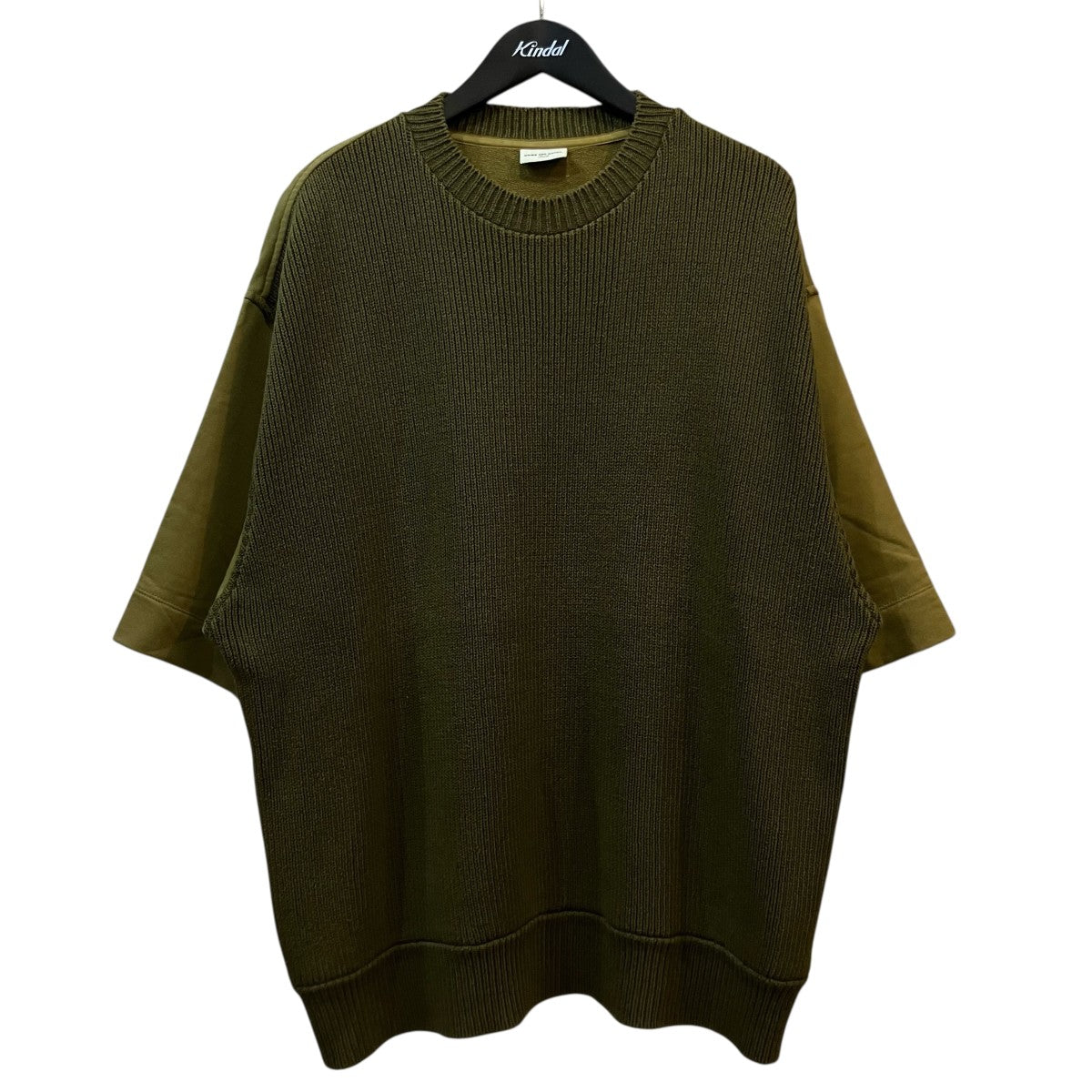 DRIES VAN NOTEN 半袖ドッキングニット73 11 81 11004 古着・中古-1枚目のアイテム画像