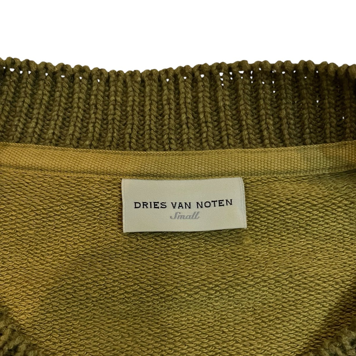 DRIES VAN NOTEN 半袖ドッキングニット73 11 81 11004 古着・中古-5枚目のアイテム画像